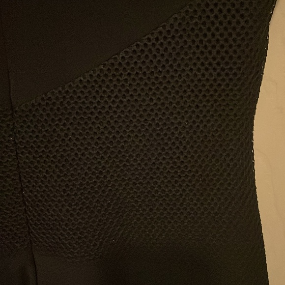 Black Knit BADGLEY MISCHKA Form Fitting SHEATH Cocktail Evening Classy DRESS 2! - Picture 5 of 6